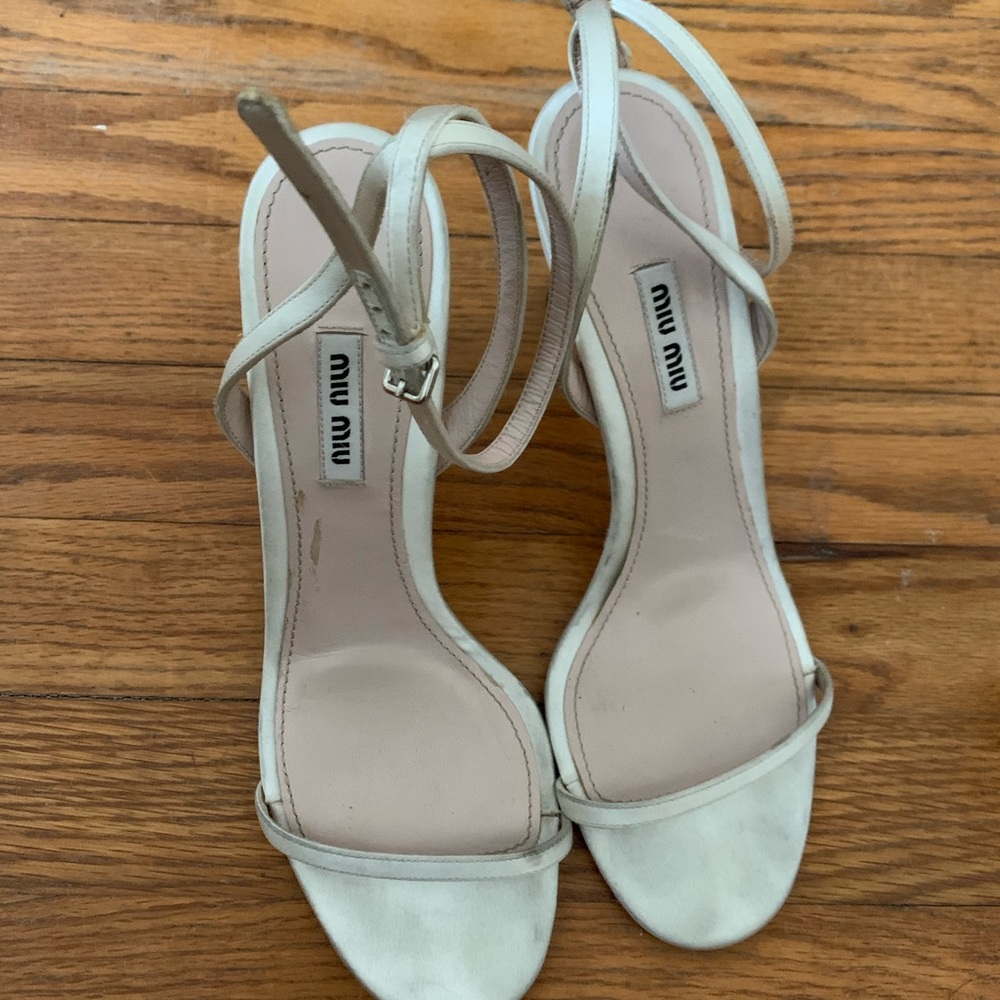 Miu miu screw bolt heels